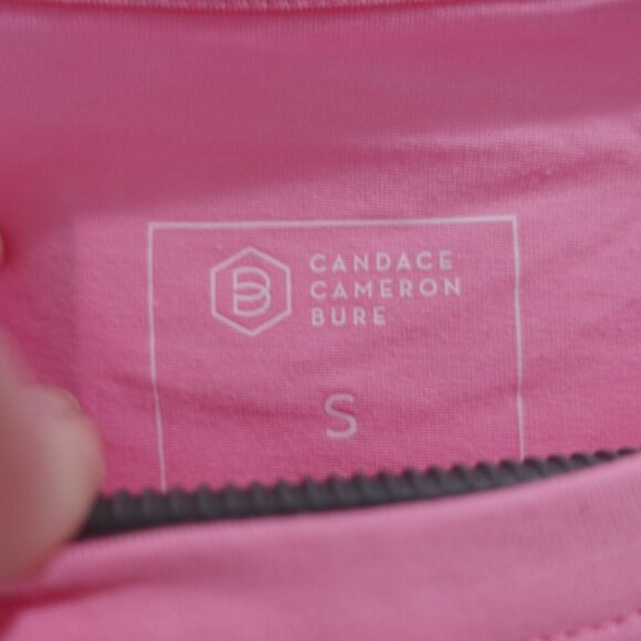 NWOT Candace Cameron Bure Long-Sleeve Top Sz S Pink Ruffle Shoulder Detail - Picture 6 of 7